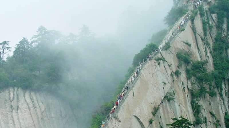 Священная гора Хуашань в Китае