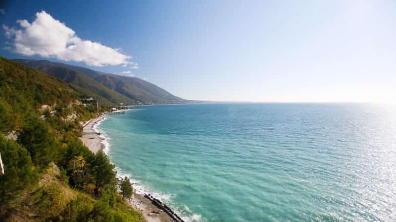 Абхазия фото пляжей