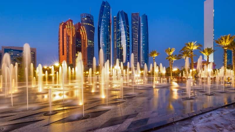 Город Абу Даби фото