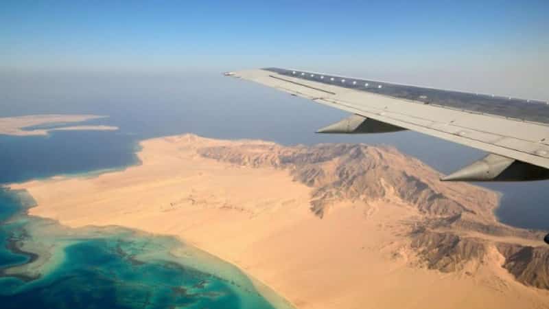 Египет вид с самолета