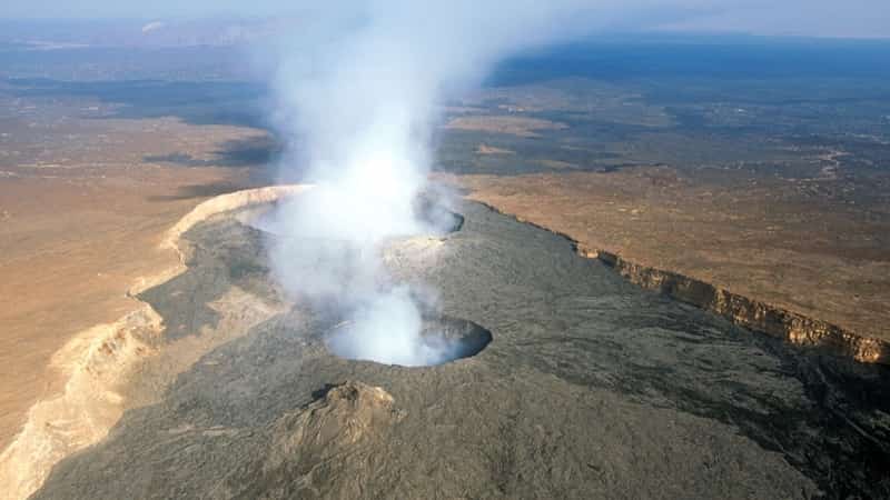 Вулкан Эртале в Эфиопии