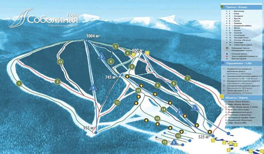 Горнолыжный курорт Гора Соболиная: купить тур на Байкал зимой 2024